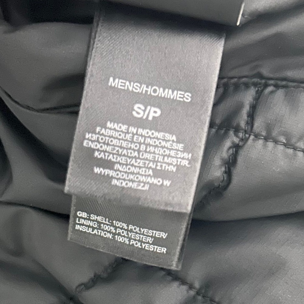 North Face Jacket Mens Small Black White Reversible Puffer Camo Hoodie Full Zip - Picture 4 of 12